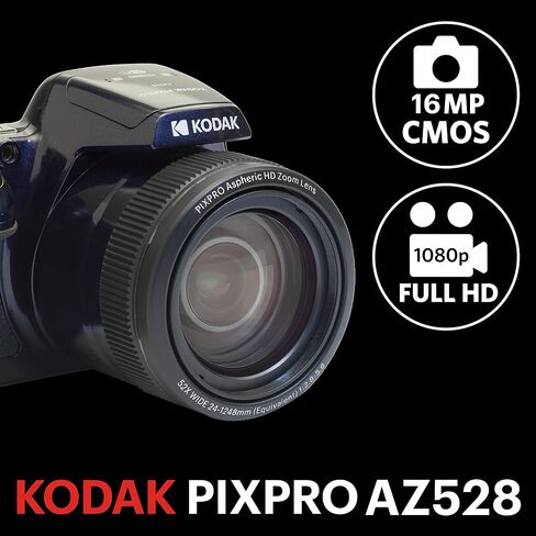 كوداك Astro Zoom AZ528 blauw Appareil photo جسر 20 ميجا بكسل BSI CMOS Bleu in Saudi Arabia