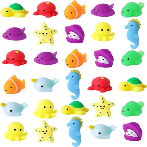 LovesTown 30 قطعة ألعاب الإجهاد Kawaii، ألعاب الديناصورات Mochi ألعاب صغيرة تململ للأطفال هدايا هدايا الحفلات in Saudi Arabia