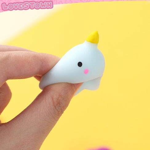 LovesTown 30 قطعة ألعاب الإجهاد Kawaii، ألعاب الديناصورات Mochi ألعاب صغيرة تململ للأطفال هدايا هدايا الحفلات in Saudi Arabia