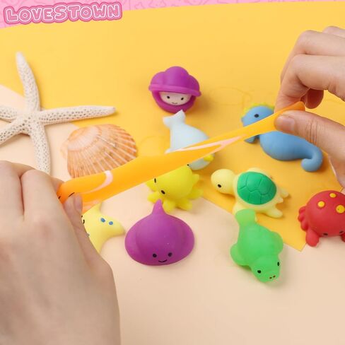 LovesTown 30 قطعة ألعاب الإجهاد Kawaii، ألعاب الديناصورات Mochi ألعاب صغيرة تململ للأطفال هدايا هدايا الحفلات in Saudi Arabia