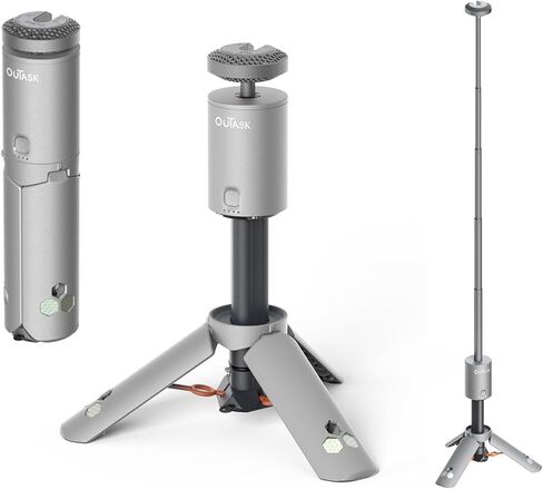 Telescopic Camping Light, 720° Rotating Collapsible Magnetic Tripod Lantern in Saudi Arabia