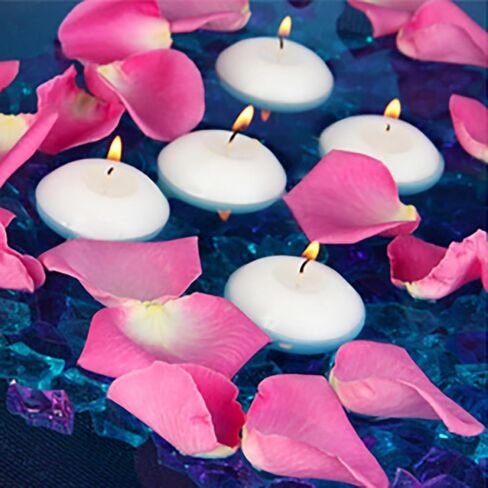 3 inch White Floating Candles Bulk,36Pack Dripless Wax Unscented Wax 13-15Hours Burning, Wedding Party Candles,for Centerpieces Suitable for Cylindrical Vases,Swimming Pool,Restaurant Decoration in Saudi Arabia