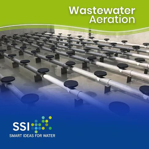 Thunder Parts ECD270-E | 9" EPDM Fine Bubble Disc Diffuser - Aerators for Ponds, Aquarium or Water Treatment | SSI Aeration Original (1 Pack) in Kuwait