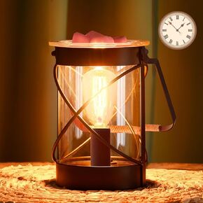 airnasa Electric Wax Melt Warmer, Rustic Wax Warmer with 2/4/8h Timer, 40W Scentsy Wax Warmer Burner Melter for Scented Wax