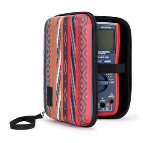 USA GEAR Multimeter Case - Voltage Tester Case Compatible with Astro AI Multi Meter, Klein Tools Multimeter Tester, Fluke Multimeter, and More Electrical Tester - Water & Scratch Resistant (Black)