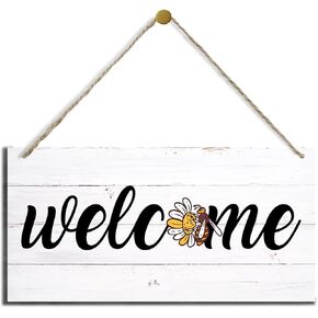 Hive Rules Sign, Bee Decor, Decorative Wood Hanging Wood Plaque, Wall Decor Art, Inspirational Wood Sign, Bees Kitchen Wall Decor, Honey Bee Decorations for Home Farmhouse, Spring Summer Decor