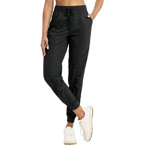 Willit Women's Workout Jogger Stiduo Track Athletic Pants Hiking Casual Pants with Pockets Lightweight