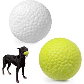 DLDER Dog Balls Toys for Aggressive Chewers,Indestructible Floating Bouncy Balls for Dogs,Lightweight Dog Chew Balls,Fetch Balls for Large&Medium Dogs