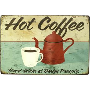 ARTCLUB Coffee If You're Not Shaking, You Need Another Cup Metal Tin Sign, Vintage Plaque Poster Cafe Kitchen Home Wall Decor