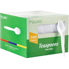 500 Count Heavy Duty White Plastic Forks Disposable Utensils Party Cutlery Heavyweight
