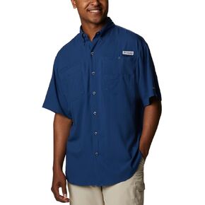 Columbia Men's Tamiami Ii Short Sleeve Shirt, Beet, 4X/Tall