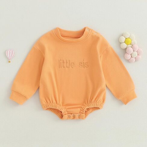 Baby Boy Girl Sweatshirt Bubble Romper Long Sleeve Oversized Sweater Onesie Newborn Warm Winter Outfit Clothes in Saudi Arabia