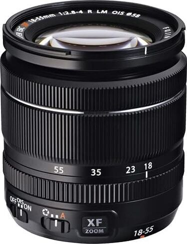 FUJIFILM XF 18-55mm f/2.8-4 R LM OIS Lens, Rounded 7-Blade Diaphragm, Three Aspherical Elements, X-Mount Lens/APS-C Format, Linear Autofocus Motor (Renewed) in Saudi Arabia