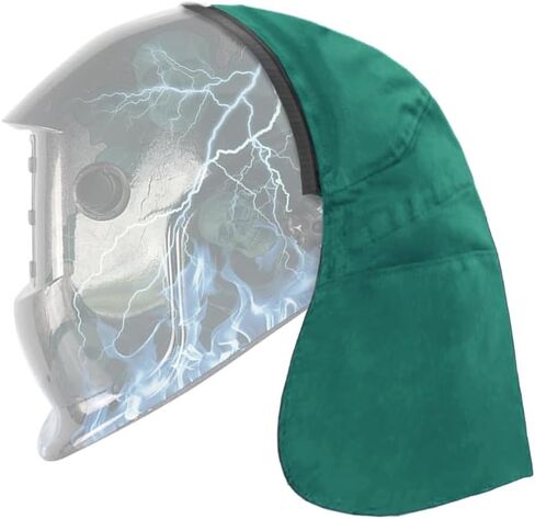 Welding helmet rear extension cover, helmet extended FR cotton Hood, neck sun canopy, anti-glare, with crimp seal, suitable for most welding helmets in Saudi Arabia