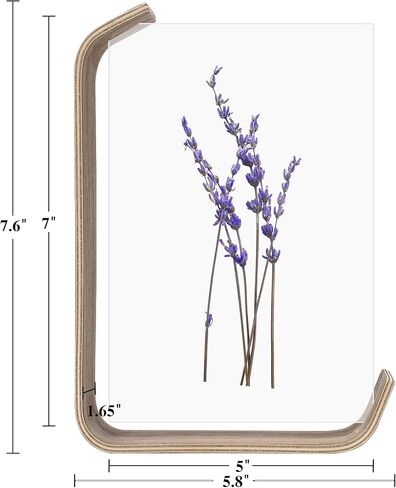 4x6 Picture Frame Wood Photo Frame Double Sided Frame for Tabletop Display L Shaped Picture Frames Vertically or Horizontally Display Walnut in Saudi Arabia