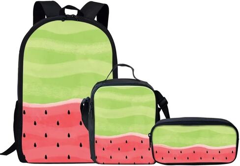 Backpack for Kids Girls Boys Elementary School Bag 3 Piece Set with Lunch Box and Pencil Case in Saudi Arabia