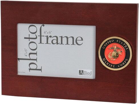 Allied Frame US Coast Guard Medallion Desktop Landscape Picture Frame - 4 x 6 Inch in Saudi Arabia
