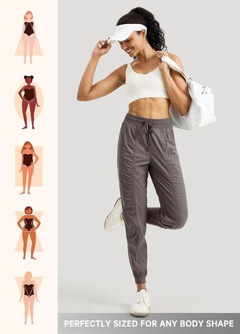 Willit Women's Workout Jogger Stiduo Track Athletic Pants Hiking Casual Pants with Pockets Lightweight in Saudi Arabia