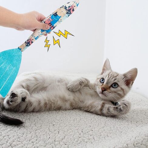 BINGPET 3 قطع لعبة النعناع البري كيكر لعبة القط كيكر التفاعلية كيتي ركلة العصي للقطط، لعبة مضغ القط متينة ومقاومة للعض، لعبة وسادة ركلة القطط الداخلية مع أنماط لطيفة لمستلزمات الحيوانات الأليفة الصغيرة in Kuwait