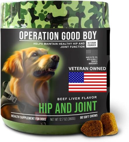 O. G.B. Operation Good Boy - SRE: مكمل متعدد الوظائف للحيوانات الأليفة - 90 قطعة مضغ طرية - 12.7 أونصة - مكونات طبيعية مصنوعة - تأسست على يد المحاربين القدامى in Saudi Arabia