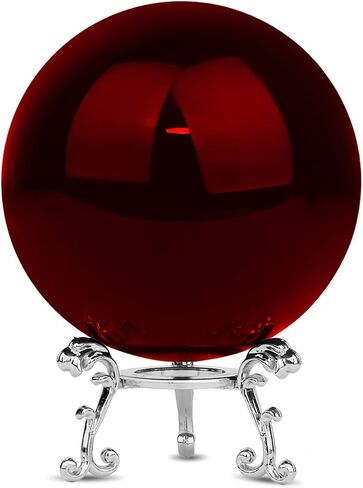 MerryNine Photograph Crystal Meditation Ball Globe, Crystal Ball with A Stand, K9 Crystal Sunshine Catchers Ball in Saudi Arabia