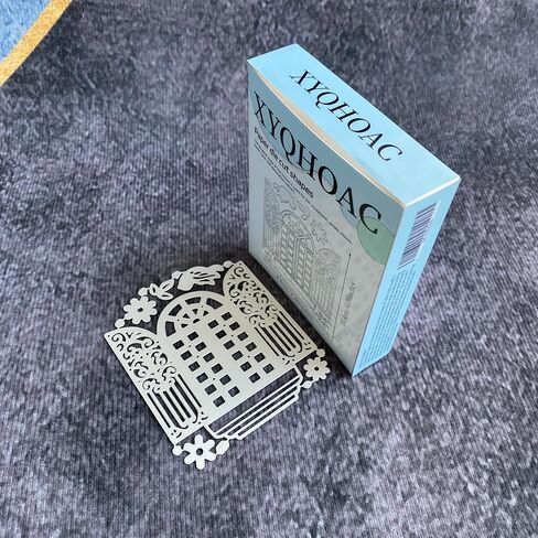 XYQHOAC نافذة يموت التخفيضات، نافذة معدنية قطع يموت النقش يموت نافذة المنزل قطع يموت DIY قطع قالب الاستنسل DIY سكرابوكينغ الألبوم ورقة بطاقات الحرف الديكور (الفضة) in Saudi Arabia