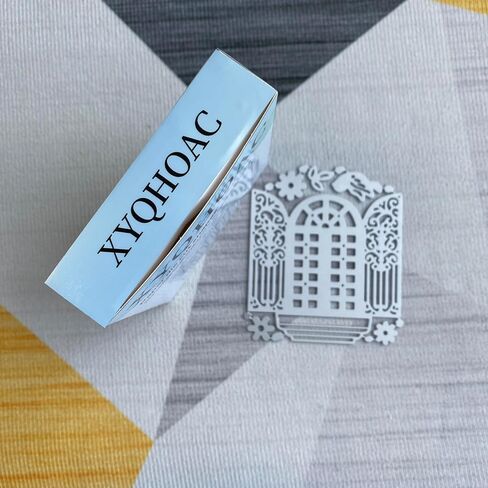 XYQHOAC نافذة يموت التخفيضات، نافذة معدنية قطع يموت النقش يموت نافذة المنزل قطع يموت DIY قطع قالب الاستنسل DIY سكرابوكينغ الألبوم ورقة بطاقات الحرف الديكور (الفضة) in Saudi Arabia
