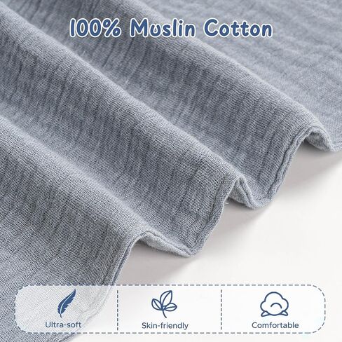 ZIGJOY Muslin Bunny Lovey, Lightweight Cotton Security Blanket, Khaki | Soft, lightweight and easy for little hands to grasp, cuddle and carry at home or on the go. in Saudi Arabia