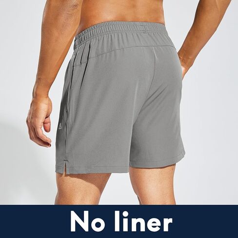 شورت رياضي للجري للرجال من Haimont مقاس 12.7 سم خفيف الوزن للتمرين للرجال في الصيف وصالة الألعاب الرياضية كاجوال مع جيب بسحاب in Kuwait