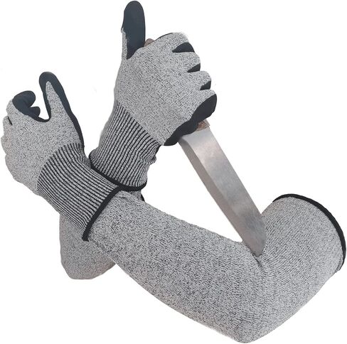 Cut Resistant Nitrile Gloves and Sleeves with EN388 Level 5 Protection in Saudi Arabia
