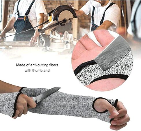 Cut Resistant Nitrile Gloves and Sleeves with EN388 Level 5 Protection in Saudi Arabia