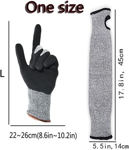 Cut Resistant Nitrile Gloves and Sleeves with EN388 Level 5 Protection in Saudi Arabia