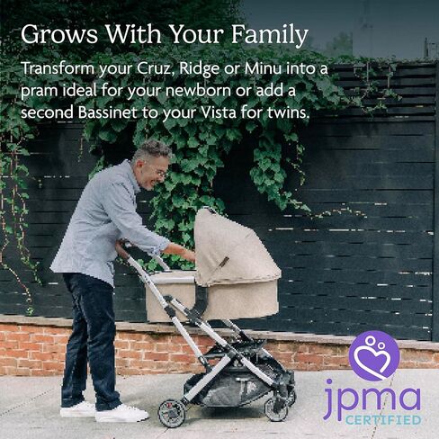 Bassinet - Gwen (Green mélange/Carbon) in Kuwait