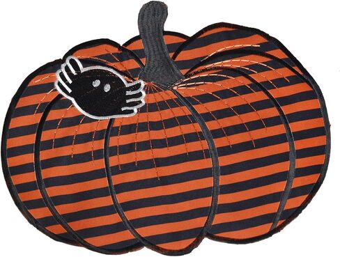 Grelucgo Appliqued and Embroidered Halloween Jack-O-Lantern Pumpkin Table Runner, Holiday Kitchen Dining Table Decoration for Indoor Outdoor Home Party Decor (14 x 69 Inches) in Saudi Arabia