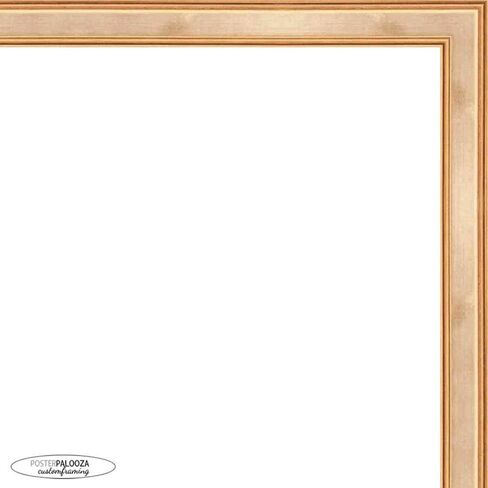 Poster Palooza 16x23 Frame Black Solid Wood Picture Frame | 0.75 Inch Moulding Width | Includes UV Acrylic Plexiglass, Foam Board Backing & Hanging Hardware in Saudi Arabia
