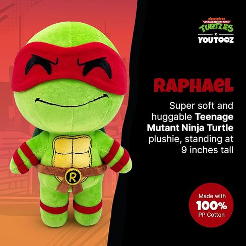 قطيفة Youtooz Chibi Leonardo مقاس 9 بوصات، قطيفة ناعمة محشوة TMNT ليوناردو من سلاحف النينجا المراهقون المتحولون من مجموعة سلاحف النينجا المراهقون المتحولون من Youtooz in Kuwait