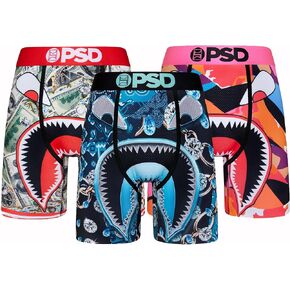 PSD Men's Wf Essentials 3-Pack Boxer Briefs, Multi, S