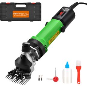 500W Cordless Sheep Shears, 21V Rechargeable Electric Professional Sheep Shears, Heavy Duty Sheep Clipper for Sheep, Goats, Cattle, Farm Livestock Pet, with 2 Lithium Batteries