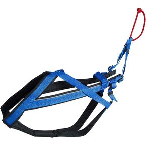Neewa Adjustable Racing Harness (Medium, Blue) - Ideal for Dog Pull with Bike, Skateboard, Rollerblade, Cart, Canicross