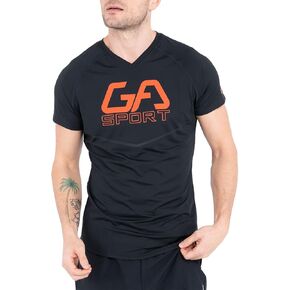 Gym Aesthetics Men's Athletic Sport Shirt - Men Short Sleeve Quick Dry Running Training Gym Exercise Fitness T-Shirt