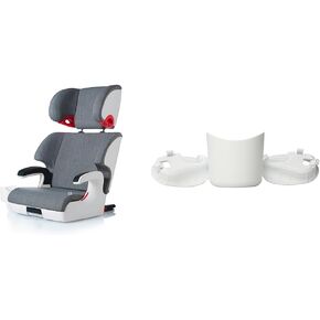 Clek Oobr High Back Booster Seat with Adjustable Headrest, Reclining Design, and Rigid LATCH System (Cloud)