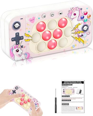 Fast Push Game Fidget Toys for Kids Adults, Push it Fidget Popper Games Quick Push Game Handheld Sensory Console Toys for Kids 6-12, Birthday Gifts for Boys, Girls, Teen (Astronaut) in Kuwait