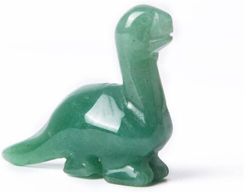 مجموعة تمثال ديناصور كريستالي منحوت يدويًا من الأحجار الكريمة مع صندوق هدايا (Dalmatian Jasoer) in Kuwait