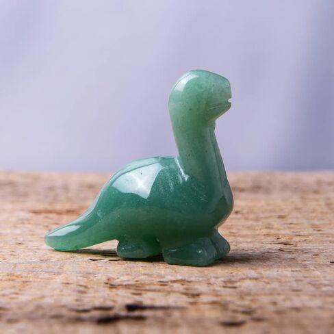 مجموعة تمثال ديناصور كريستالي منحوت يدويًا من الأحجار الكريمة مع صندوق هدايا (Dalmatian Jasoer) in Kuwait