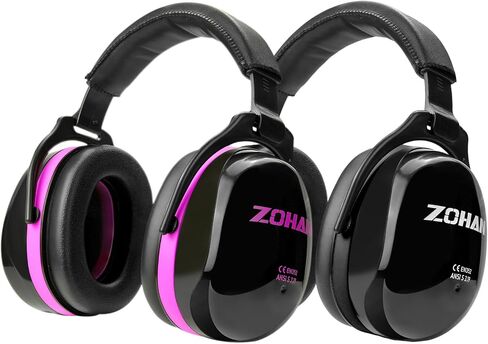 ZOHAN 012 غطاء للأذنين للحد من الضوضاء، عبوتين لحماية السمع، NRR 28dB غطاء أذن آمن قابل للتعديل للقص والتوحد in Saudi Arabia
