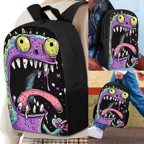 Blue Sugar Skull Girl Flower Floral Laptop Backpack Set 3 In 1, School Bag Lunch Box Handbag Pencil Pouch for Preschool Kindergarten in Saudi Arabia