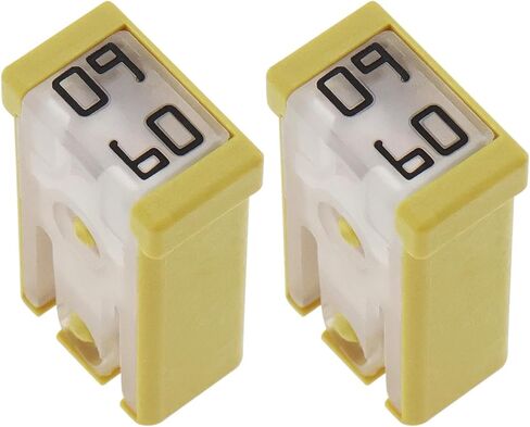 2Pcs 20AMP 32V Slotted Cartridge Fuses Miniature Cartridge with Female Terminals for 2.8 MM Male Terminals for Truck Compatible with Ford JAP in Saudi Arabia
