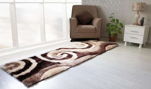 Msrugs Area Rugs, 5x7 Frize Collection Modern Black Red White Area Rug, Contemporary Geometric Carpet for Living Room and Bedroom in Saudi Arabia