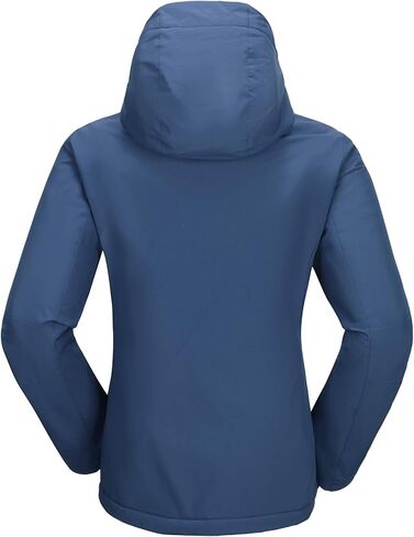 CAMEL CROWN Women's Ski Jacket Waterproof Winter Mountain Coat Warm Fleece Windbreaker Hooded Raincoat Snowboarding Jackets in Kuwait