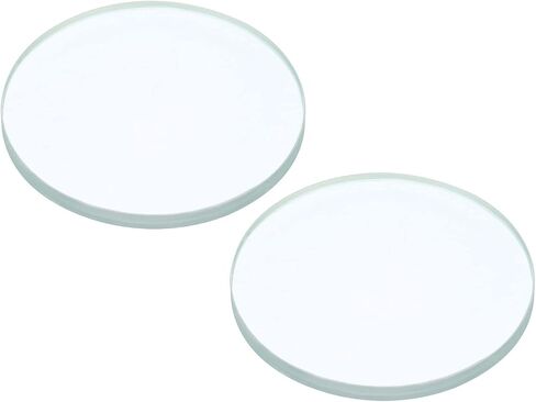 PATIKIL 12" (300mm) Focal Length Double Concave Lens, 75mm Diameter 6mm Height Glass Optically Polished Round Edges Lens for Physics Experiment, Clear in Saudi Arabia